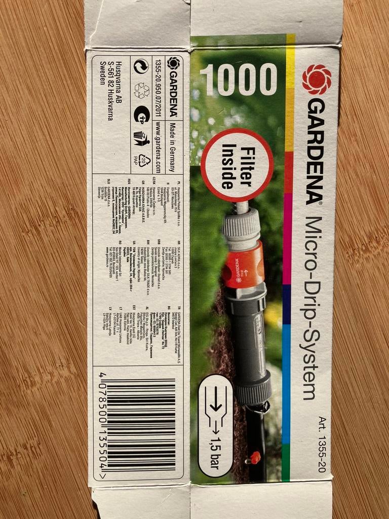 Gardena micro-drip voor  plantenbak, Tuin en Terras, Druppelsystemen, Ophalen of Verzenden, Nieuw