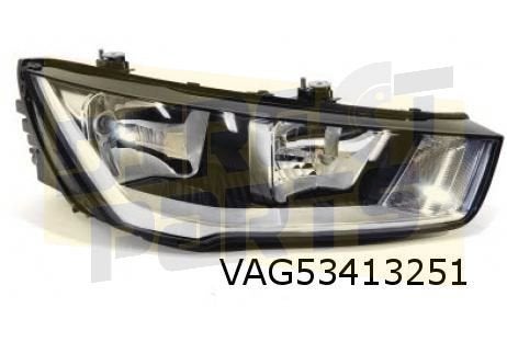 Audi A1 (1/15-11/18) Koplamp Rechts (Halogeen) Origineel! 8X, -, Verzenden, -, Nieuw