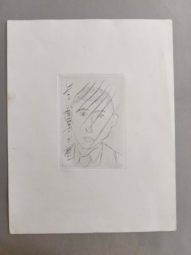 unieke ets D. Galanis Le Paysan Henri Matisse 1915, Ophalen