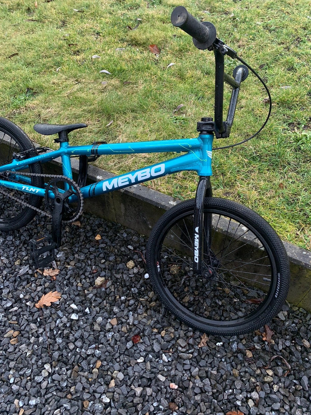 Meybo BMX Pro 21.5 Blauw – Topstaat, Fietsen en Brommers, Fietsen | Crossfietsen en BMX, Zo goed als nieuw, Ophalen