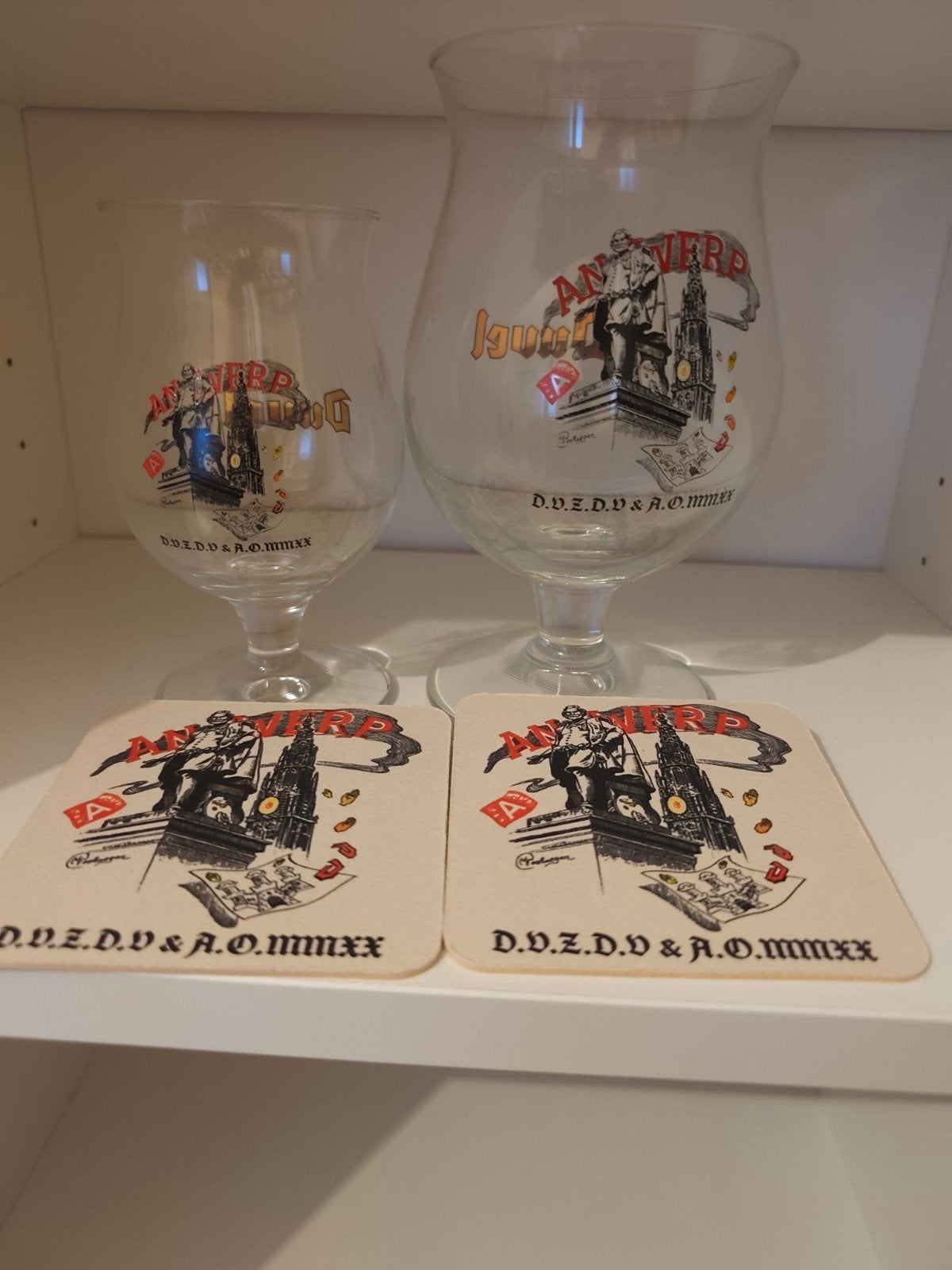 duvel setje antwerpen 2, Verzamelen, Biermerken, Ophalen of Verzenden, Duvel