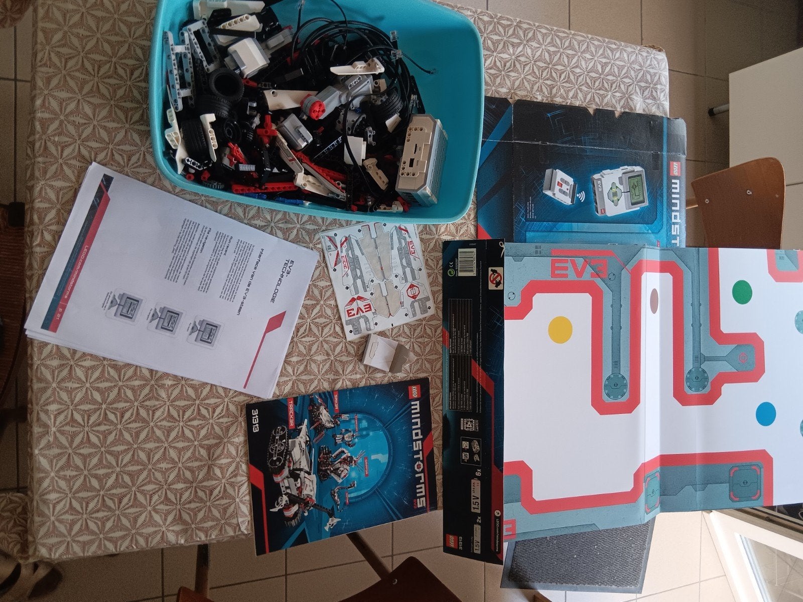 Volledige set Mindstorms EV3 31313, Lego, Ensemble complet, Comme neuf, Pièces supplémentaires incluses