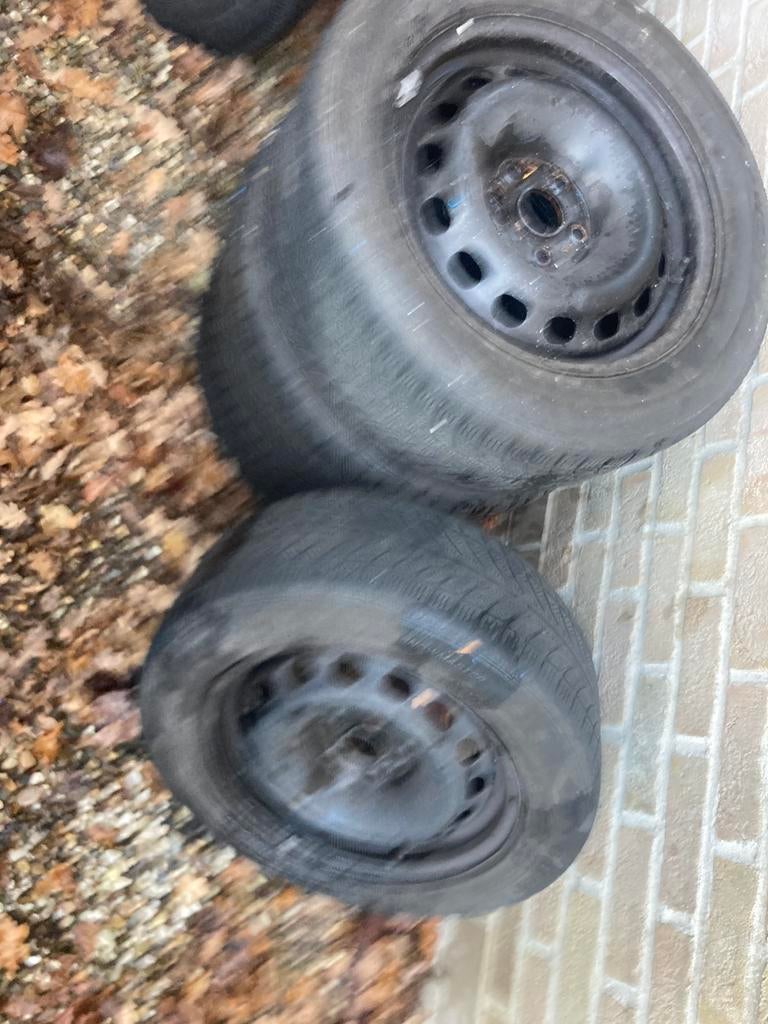 4 staalvelgen audi a4, Auto-onderdelen, Banden en Velgen, Ophalen, 16 inch, Band(en)