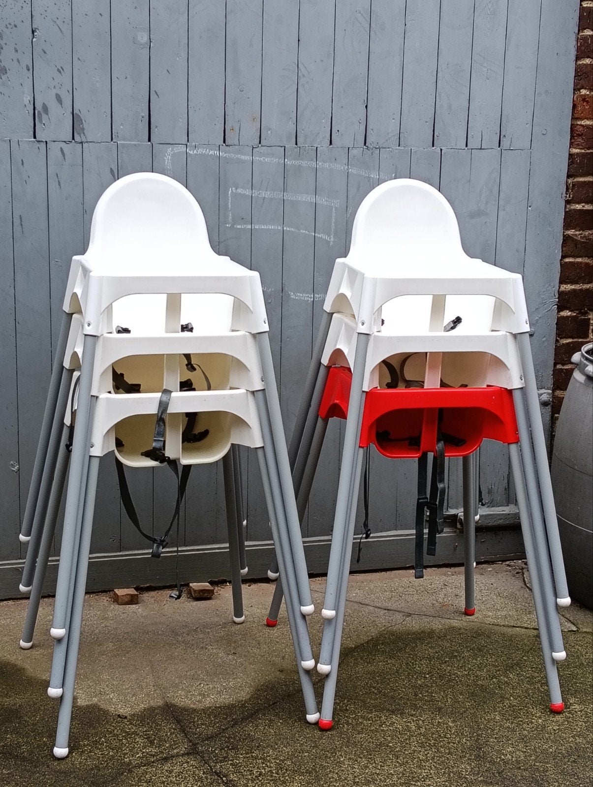 Ikea Antilop stapelbare eetstoelen, Kinderen en Baby's, Ophalen, Gebruikt, Inklapstoel, Aanschuifbaar