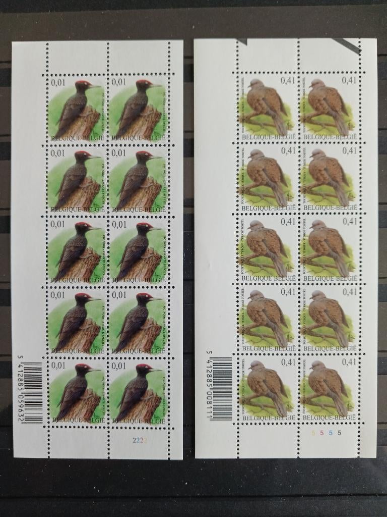 Timbres-poste de Belgique** - Feuillets Buzin, Enlèvement ou Envoi, Non oblitéré, Gomme originale, Neuf