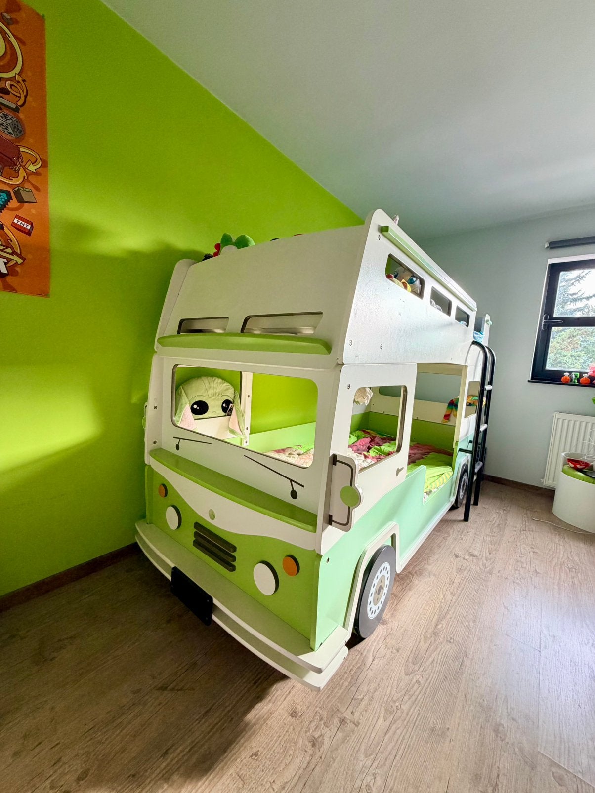 Stapelbed / bus /Camperbed / Halfhoogslaper, Ophalen, Gebruikt, Stapelbed