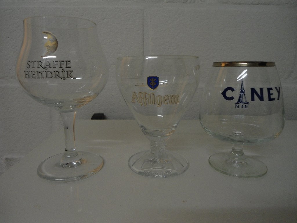 bierglazen allerlei nieuw, Verzamelen, Ophalen of Verzenden, Nieuw, Glas of Glazen
