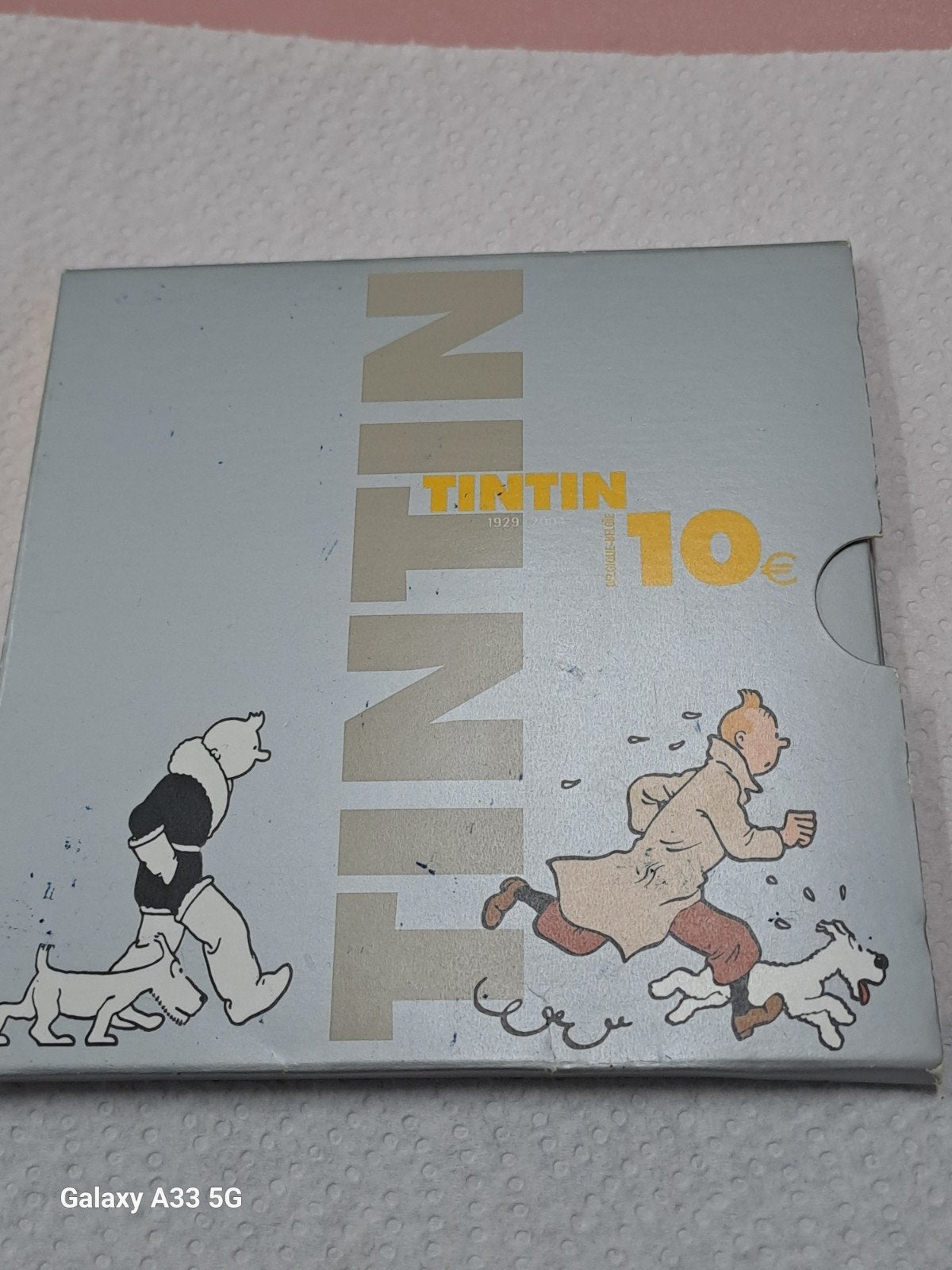 Belgique 10€ Tintin 2004 925‰ Proof Coffret officiel, Timbres & Monnaies, Monnaies | Europe | Monnaies euro, 10 euros, Belgique
