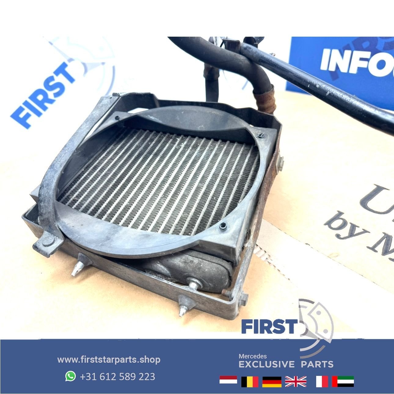 E55 CLS55 AMG KOELER A2115000400 OLIEKOELER RADIATEUR + LEID, Utilisé, -, -, Enlèvement ou Envoi