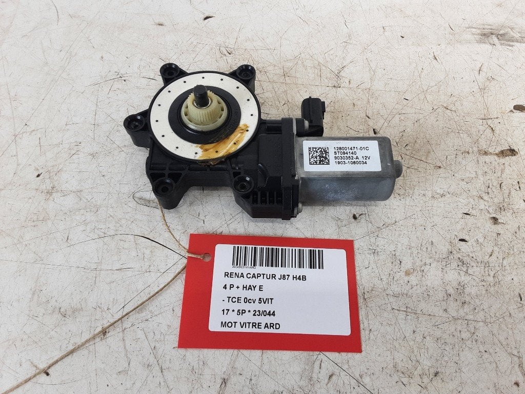 MOTEUR LEVE VITRE ELECTRIQUE ARRIÈRE DROIT Captur (2R), Renault, Mevr. I. Hauben, Utilisé, Arrière
