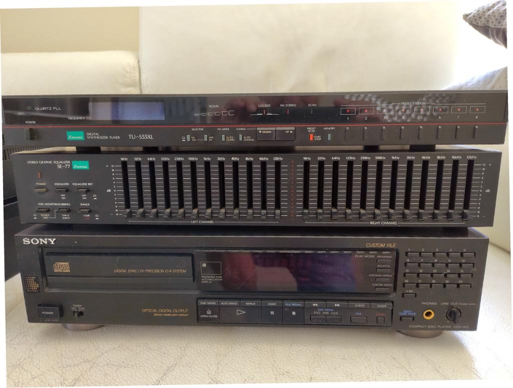 Chaîne hifi Sansui, TV, Hi-fi & Vidéo, Enlèvement, Comme neuf, Lecteur CD, Autres marques