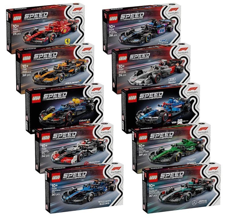 Lego F1 10 eenzitter, Ophalen, Lego, Nieuw, Compleet