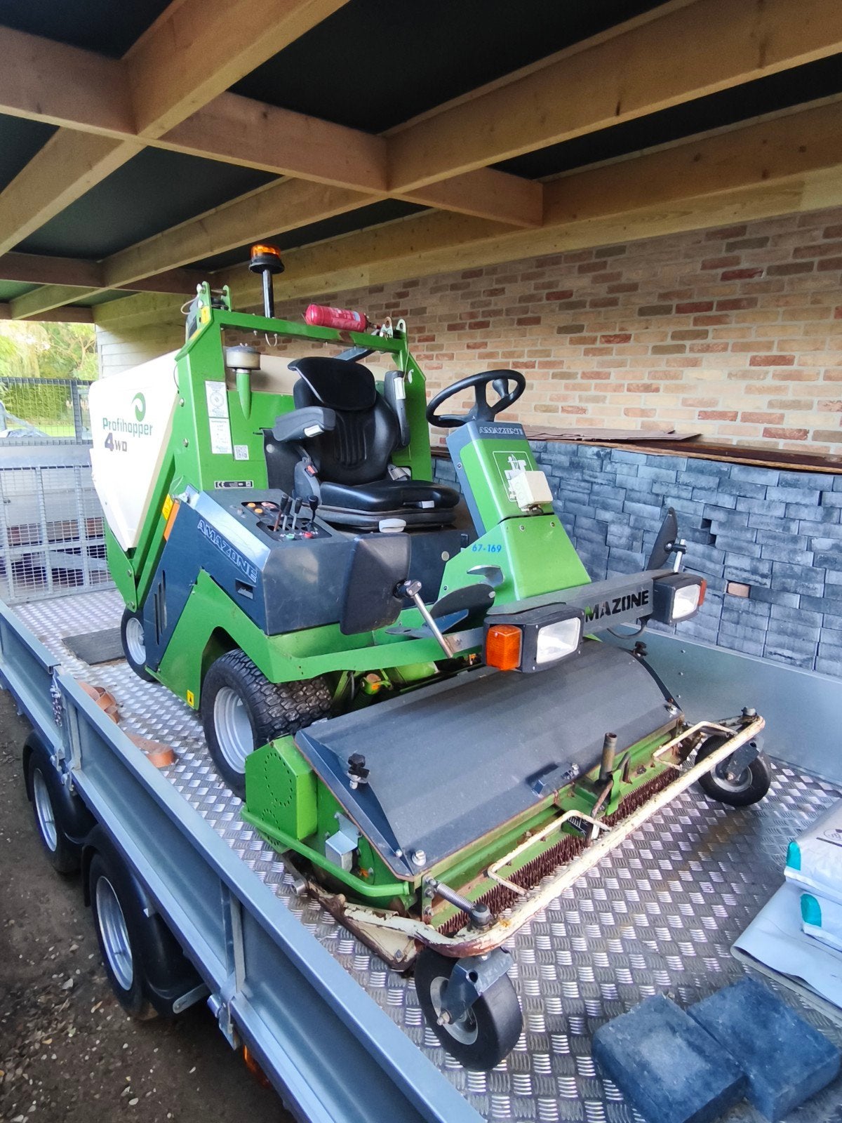 amazone grasmaaier met hooglosfunctie, Tuin en Terras, Ophalen