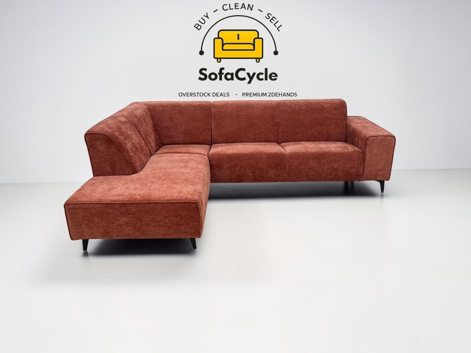Chaise d'angle  - Overstock Deal/Sofacycle, Enlèvement ou Envoi, Comme neuf, SofaCycle, Tissus