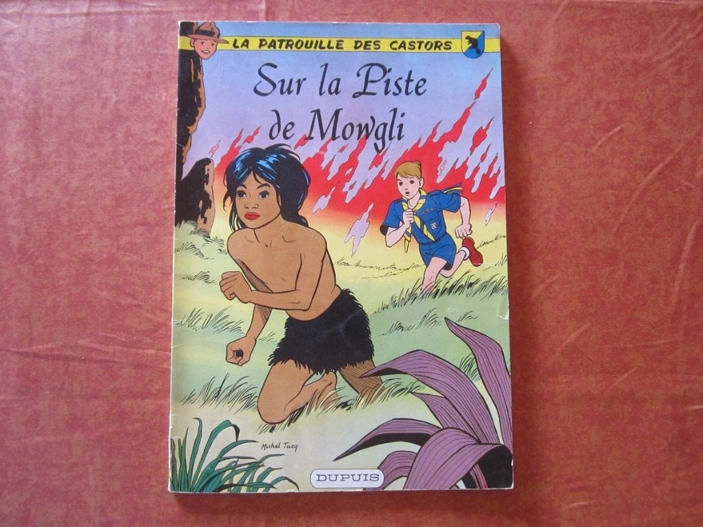 La patrouille des castors - Sur la piste de Mowgli - Ed 1966, Gelezen, Eén stripboek, Mitacq, Ophalen of Verzenden
