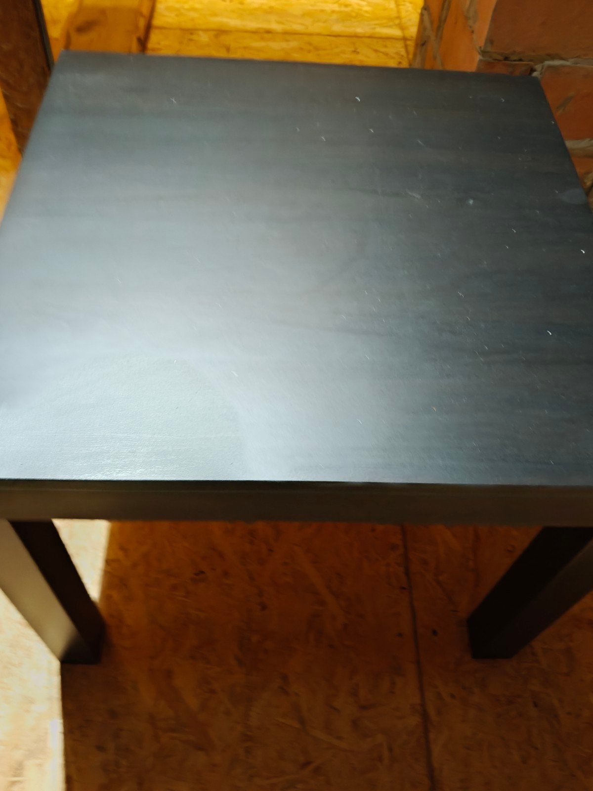 table en bois noire, Comme neuf, IKEA, Bois, Moderne