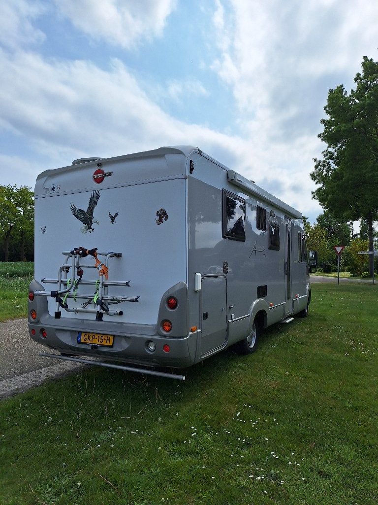 camper Burnster Aviano  I 725 ....2008, Caravans en Kamperen, Boiler, Fiat, Treinzit, Particulier