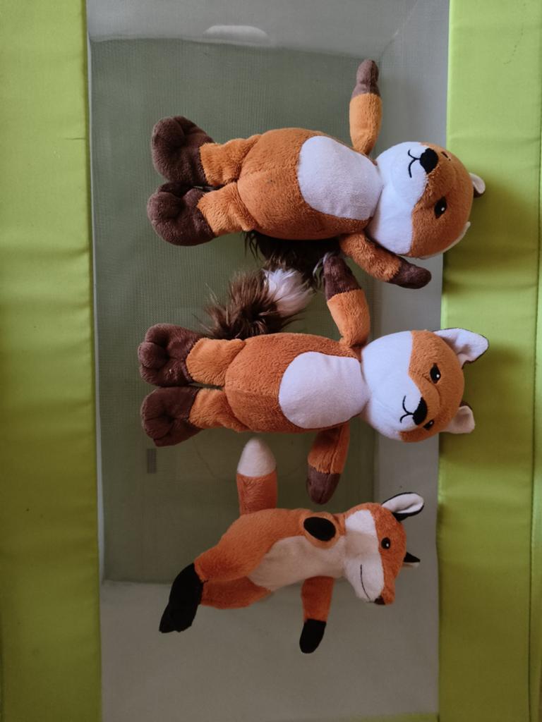 3 vosjes Ikea , 2 identieke grote en 1 kleintje, Ophalen, IKEA