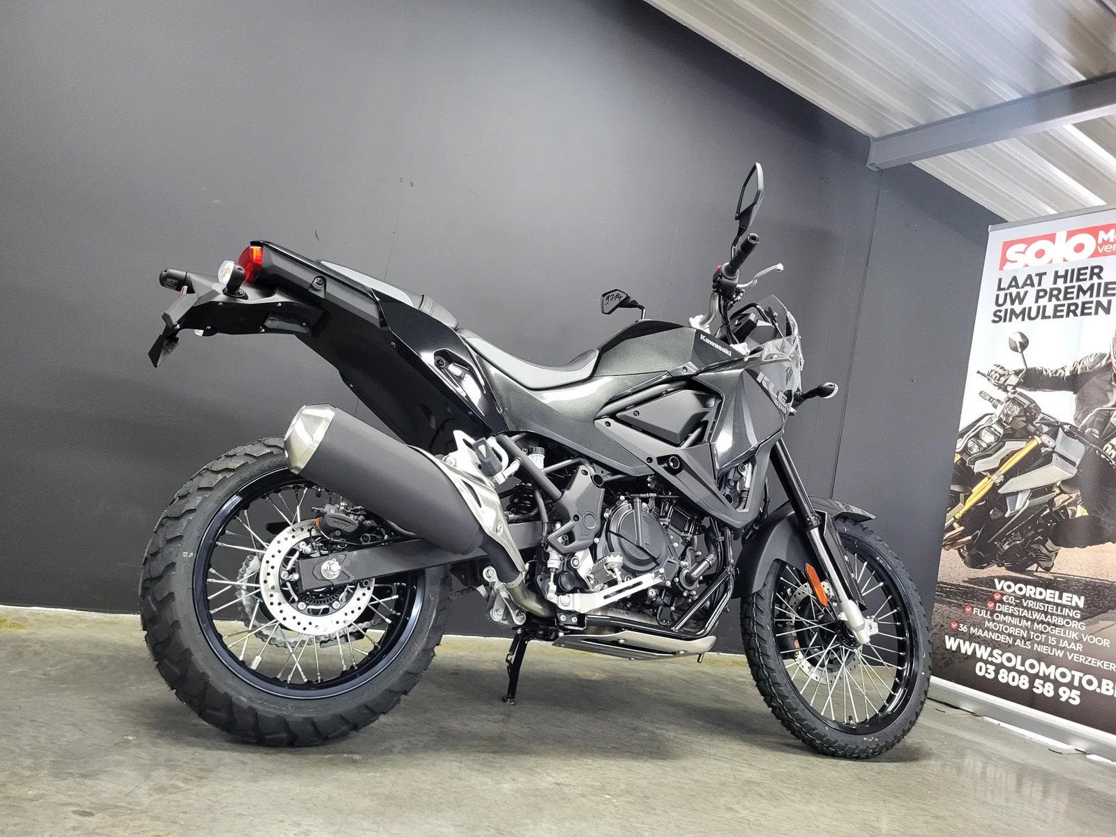 Kawasaki KLE 500 zoals nieuw (A2) (bj 2026), Overig, Handgeschakeld, Gebruikt, Bedrijf