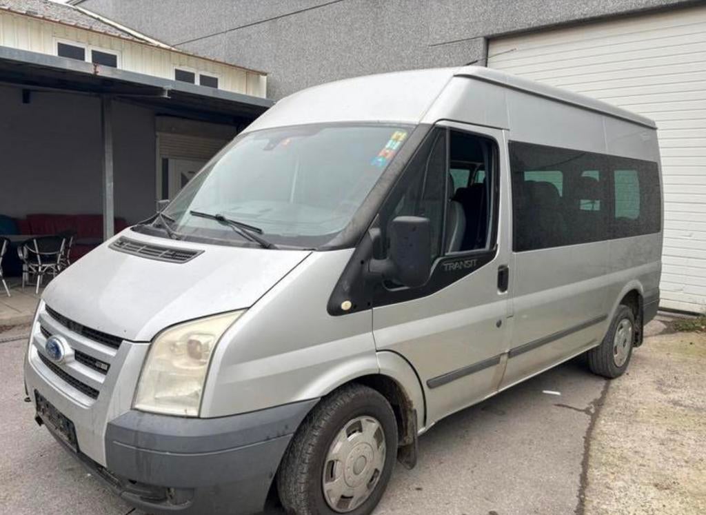 Ford Transit 2008 9 places - 2.2TDCi - 199.703km, 2198 cm³, Argent ou Gris, Achat, 4 portes