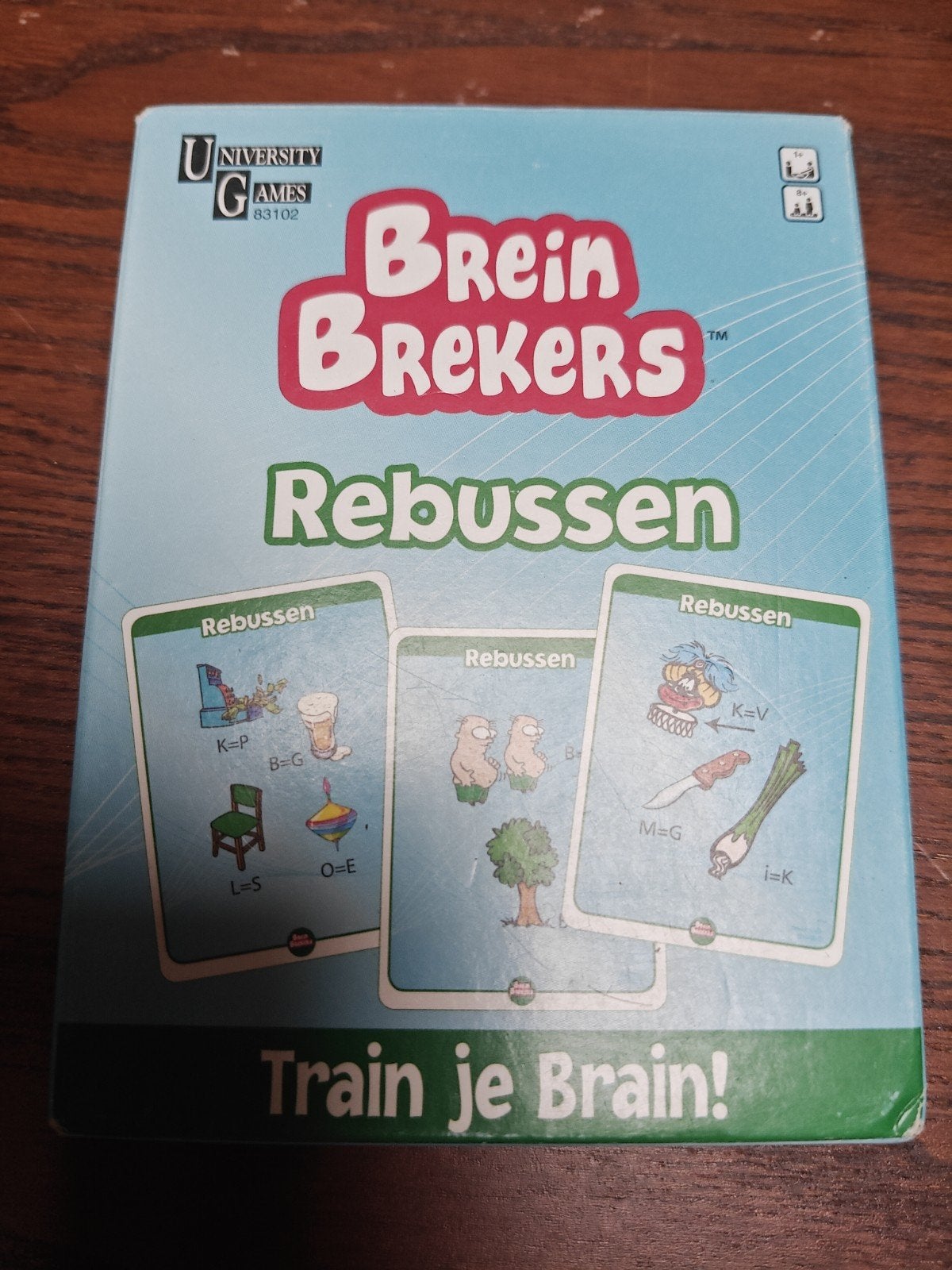 Brein Brekers: Rebussen - University Games, Hobby en Vrije tijd, Gezelschapsspellen | Kaartspellen, Ophalen