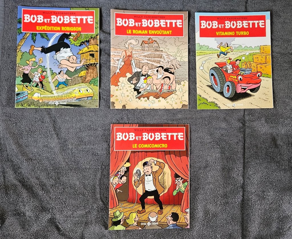 Lot de 4 livres bd bob et Bobette neuf, Plusieurs BD, Enlèvement ou Envoi, Neuf