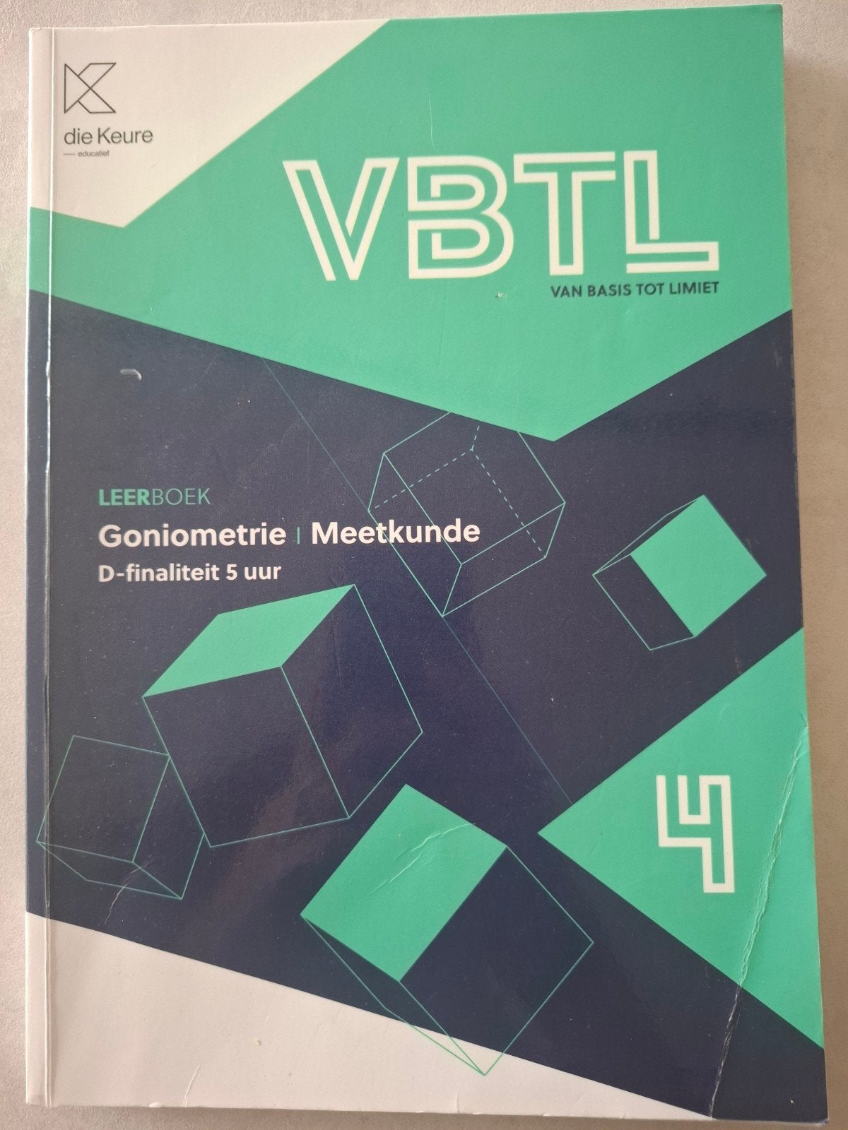 VBTL 4 - manuel Trigonométrie et géométrie D-5 heures, Livres, Enlèvement ou Envoi, Comme neuf, Secondaire, Mathématiques A