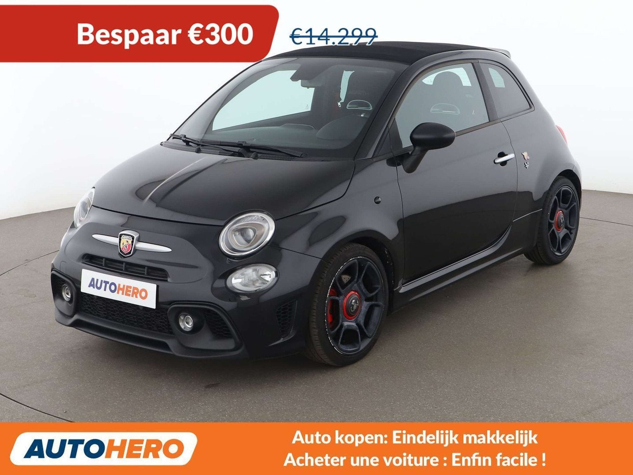 Abarth 595C 1.4 Pista (année de construction 2018), Autos, Abarth, 177 g/km, Euro 6, Cabriolet, Boîte manuelle