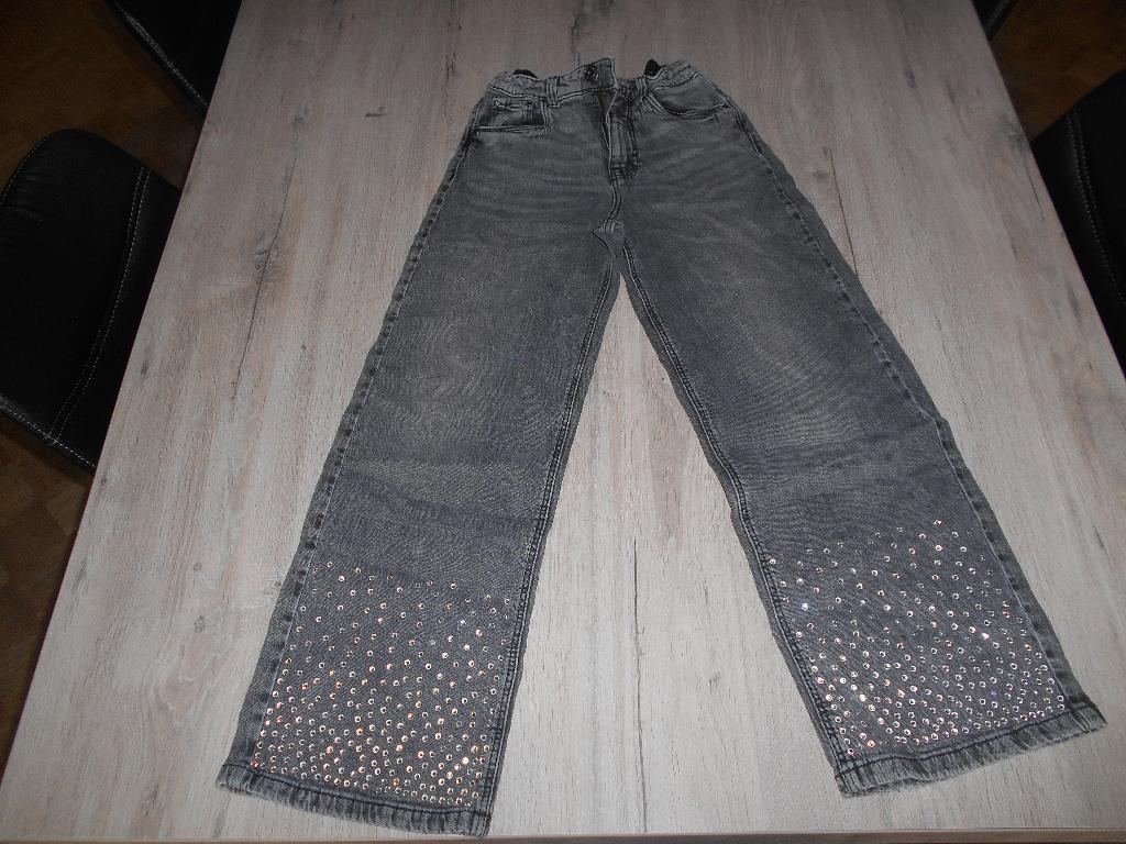 grijs jeans maat 140 c&a, Kinderen en Baby's, Kinderkleding | Maat 140, Broek, C&A, Meisje, Ophalen of Verzenden