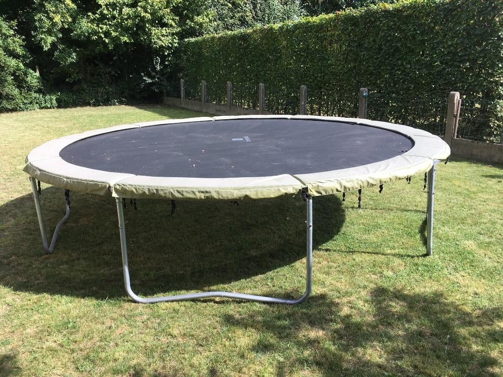 Grote trampoline, Enlèvement, Utilisé, Matériel