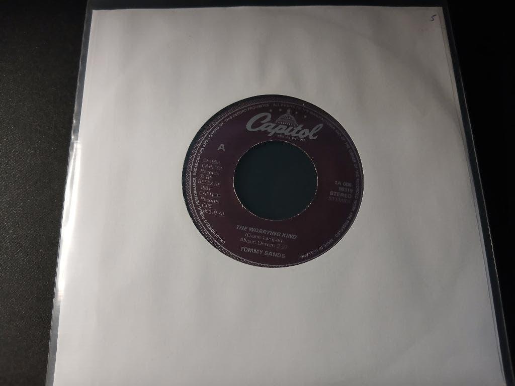 Tommy Sands ‎– The Worrying Kind - Popcorn Oldies, Cd's en Dvd's, 7 inch, Ophalen of Verzenden, Zo goed als nieuw, Voor 1960