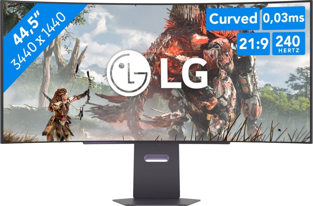 LG UltraGear OLED 45GX900A-B – 45" 240Hz – NIEUW & ONGEOPEND, Ingebouwde speakers, Nieuw, Minder dan 1 ms, 201 Hz of meer