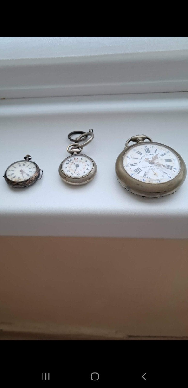3 zakhorloges, Handtassen en Accessoires, Ophalen