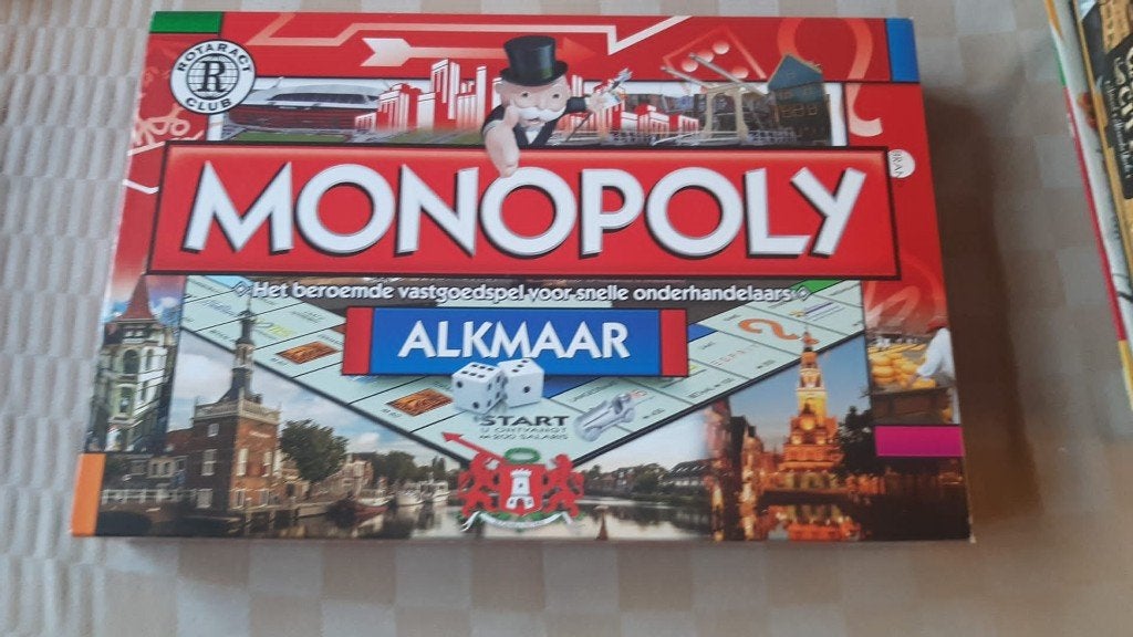 bordspel nieuw Monopoly Alkmaar Monopolie NL, Hobby en Vrije tijd, Gezelschapsspellen | Bordspellen, Een of twee spelers, Ophalen of Verzenden
