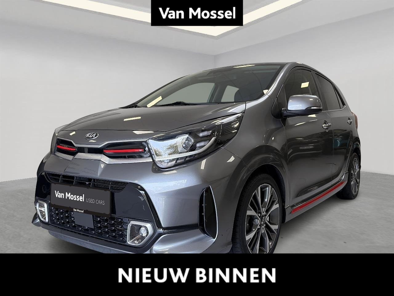 KIA Picanto 1.0 MPI 67 GT Line, Auto's, Voorwielaandrijving, Stof, 124 g/km, 5 deurs