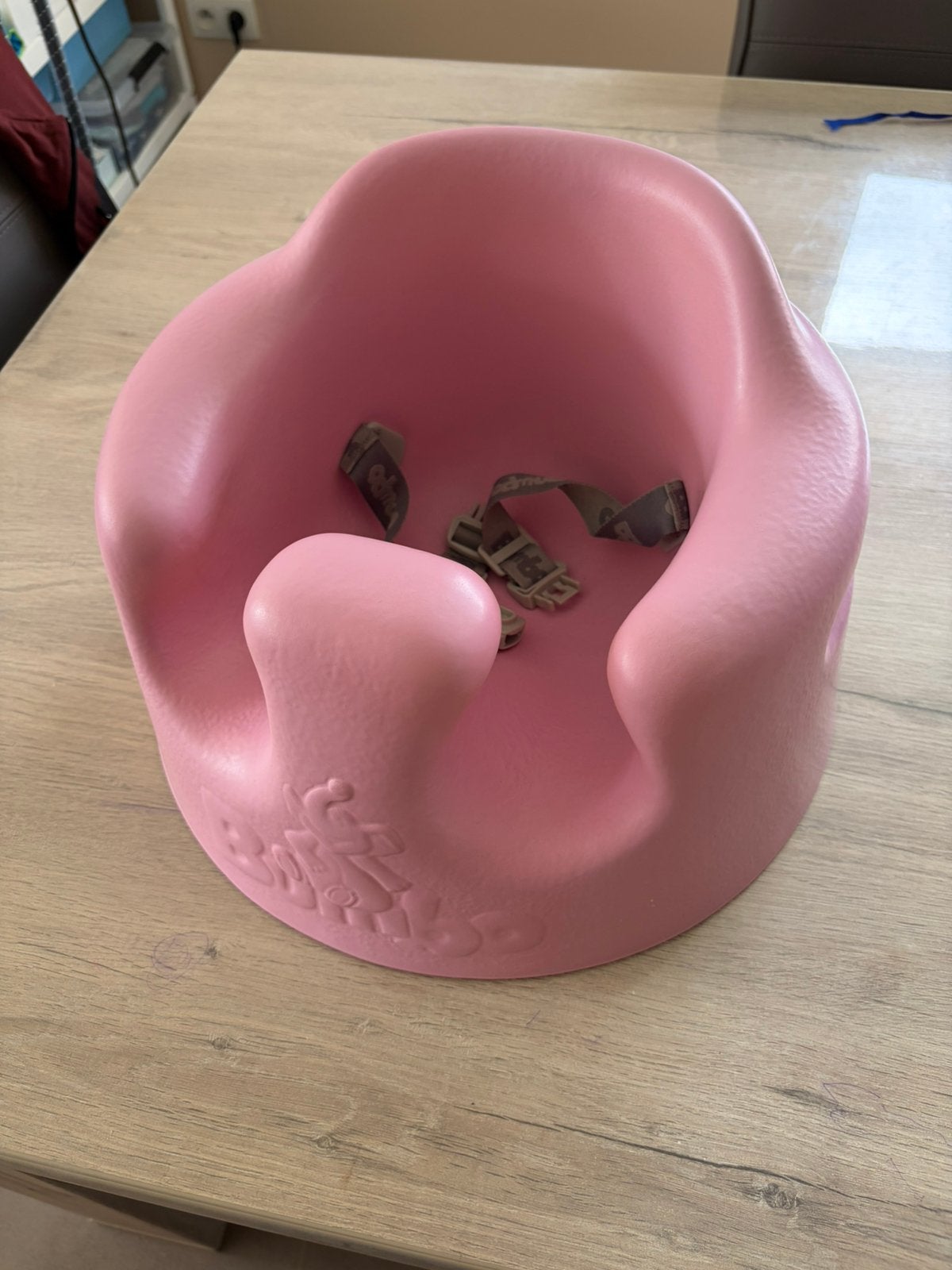 Bumbo floor seat roze (mat), Kinderen en Baby's, Ophalen, Zo goed als nieuw