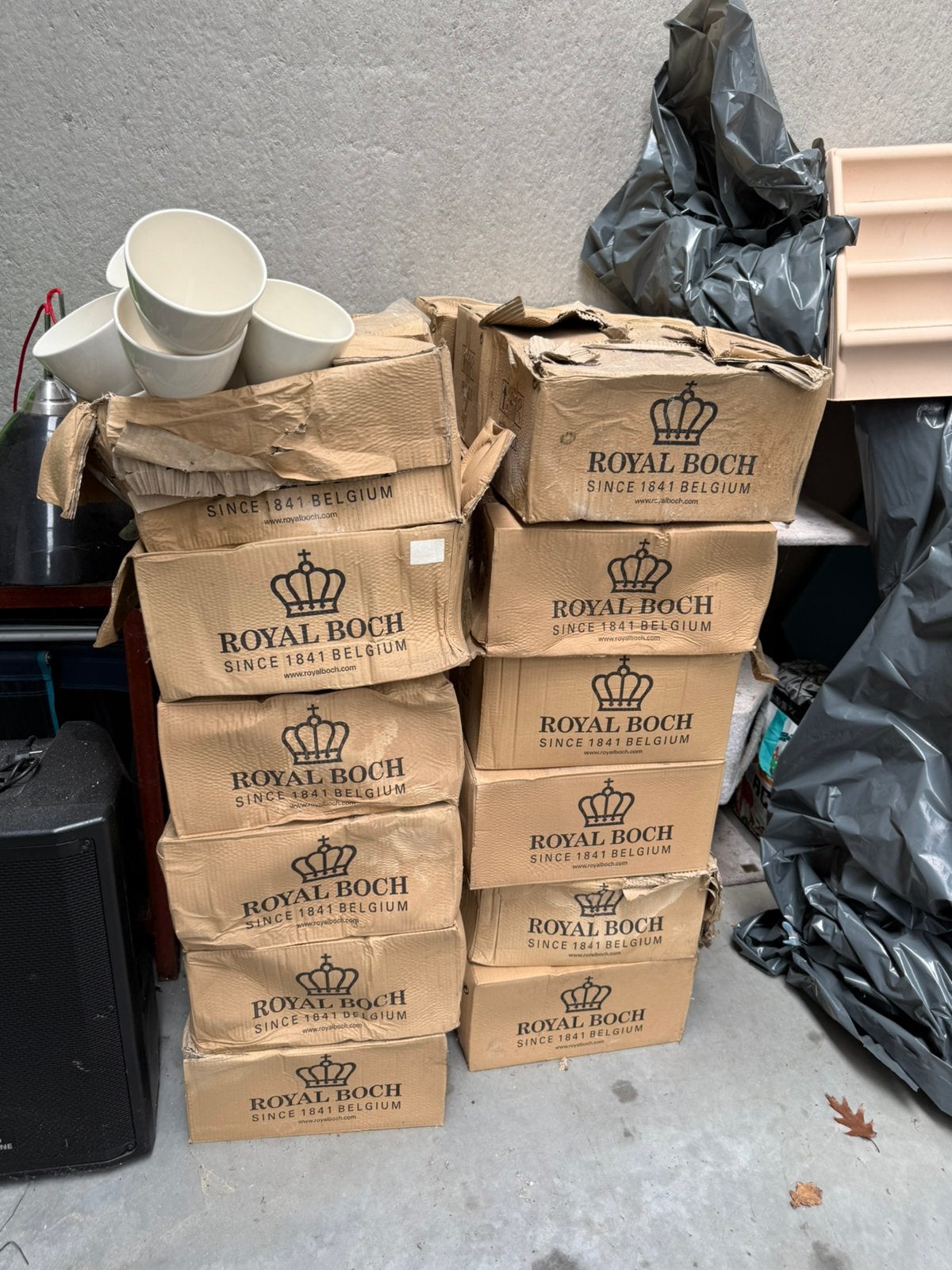 Lot Royal Boch Mug/bloempotten, Enlèvement, Neuf