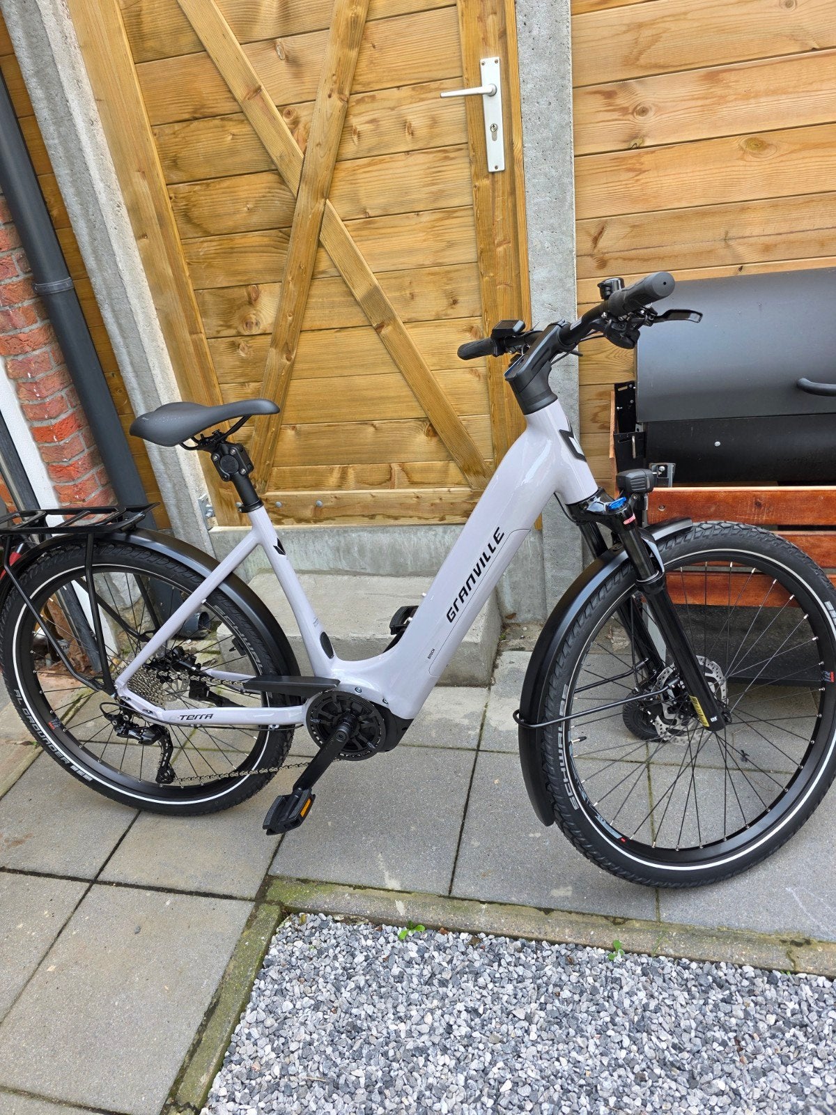 nieuwe granville e-terra bosch performance 500 accu smart, Fietsen en Brommers, 47 tot 51 cm, Ophalen of Verzenden, Nieuw, 50 km per accu of meer