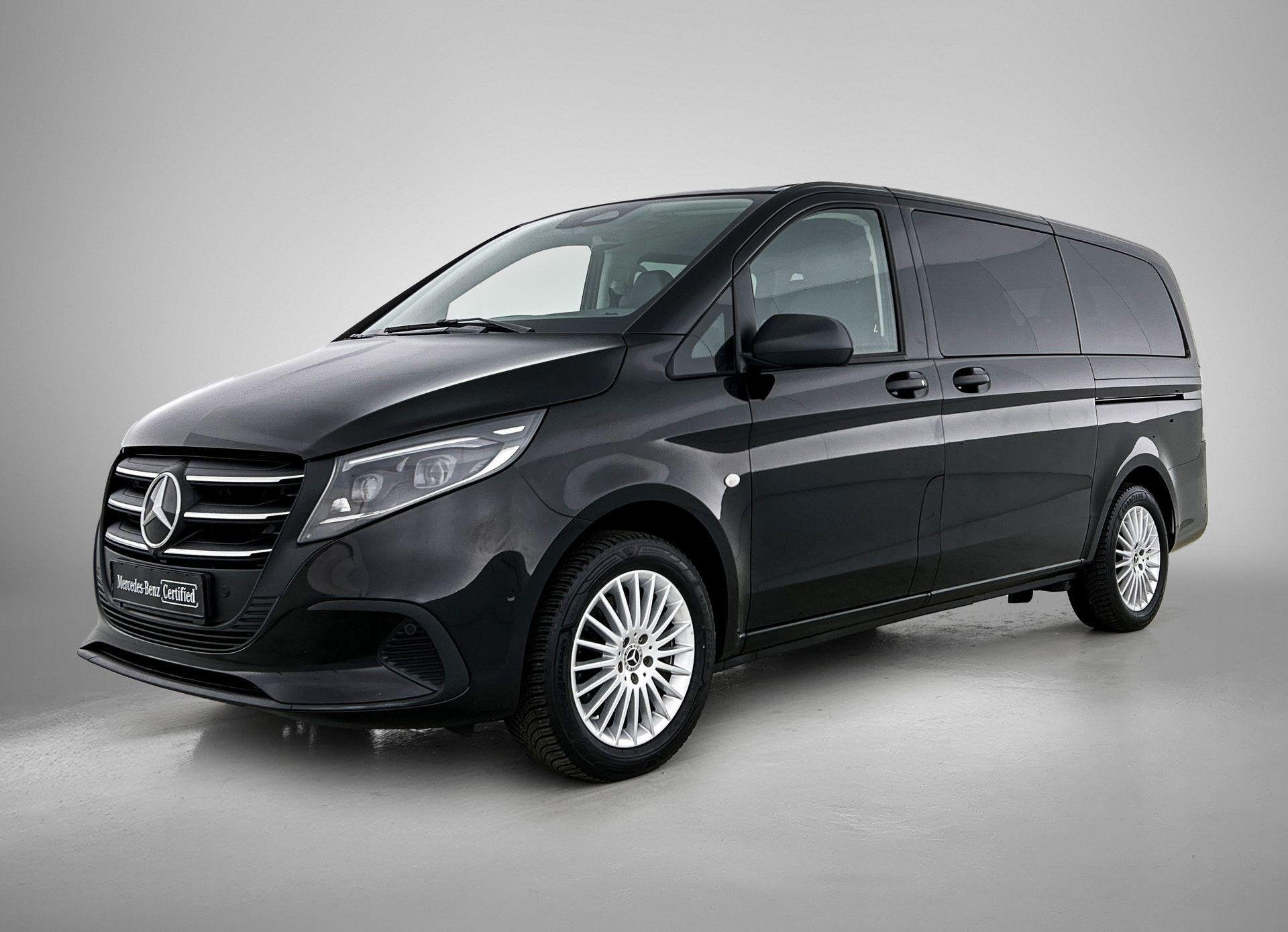 Mercedes-Benz Vito 124 4MATIC L2 9G-TRONIC Tourer | Distroni, Autos, Entreprise, 2000 kg, Assistance au freinage d'urgence, Noir