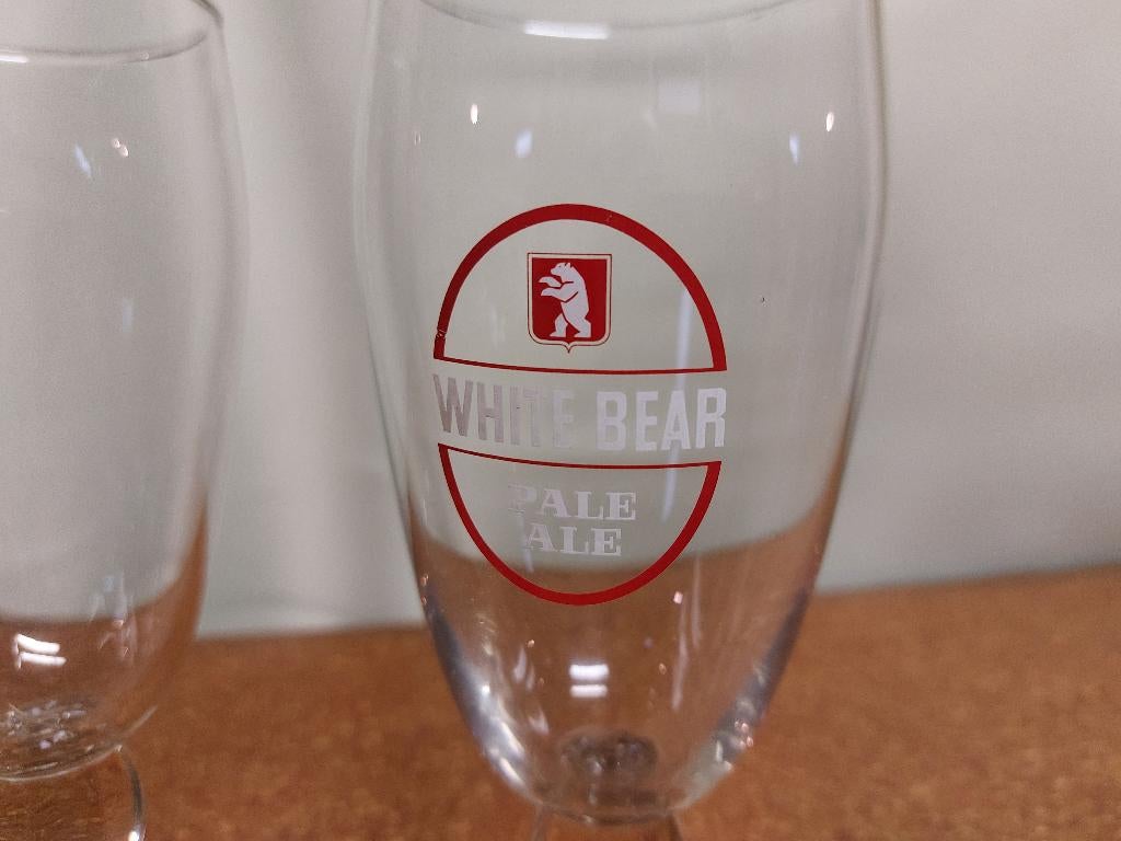 bierglazen Pale Ale White Beer, Ophalen of Verzenden, Zo goed als nieuw, Glas of Glazen, Overige merken