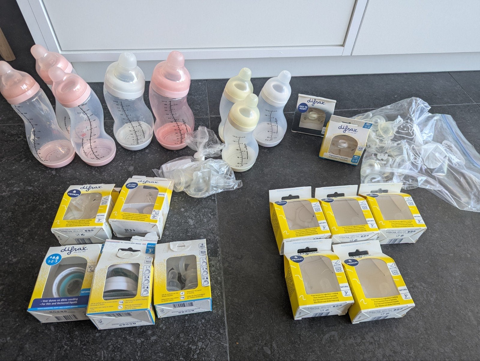 Difrax flessen, spenen, fopspenen, Kinderen en Baby's, Ophalen, Difrax