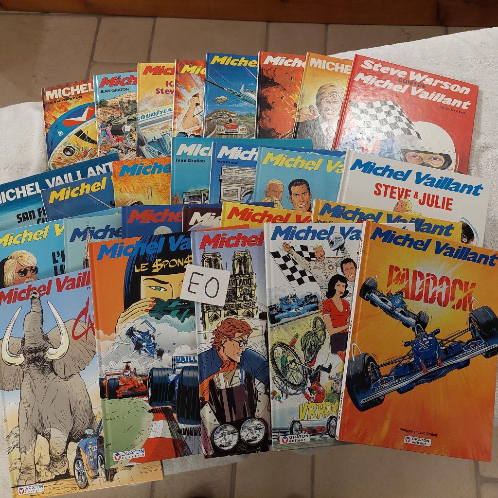 28 Michel Vaillant en 1è edition - 9 eur piece, Ophalen of Verzenden