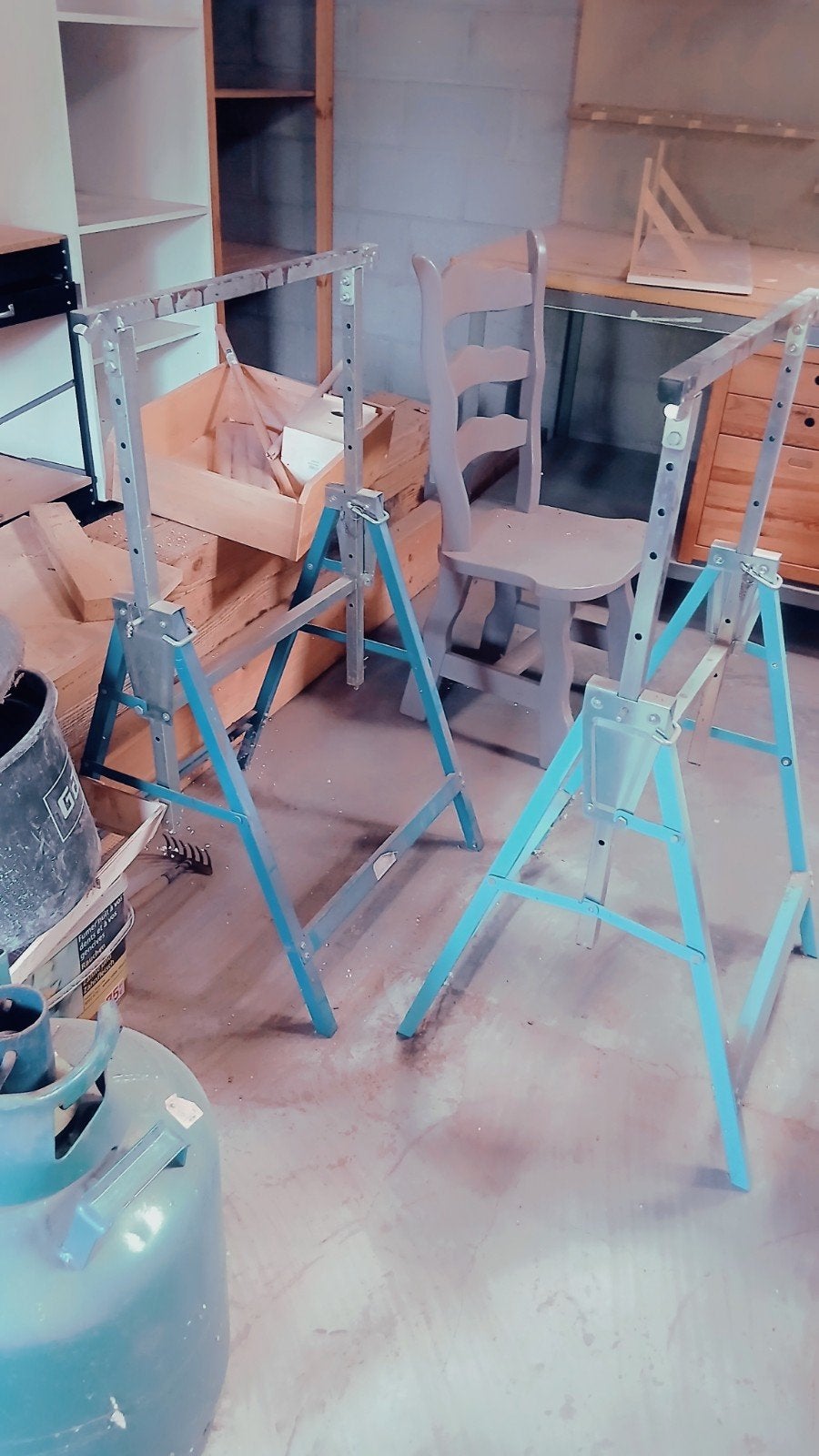 ijzeren Schragen, Bricolage & Construction, Échafaudages, Enlèvement