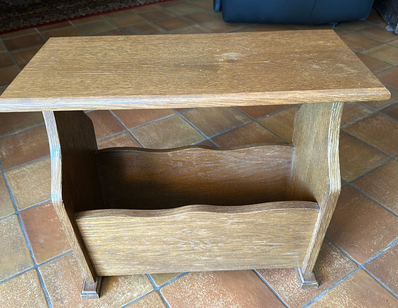 Porte-revues vintage en bois, Porte-revues, Vintage, Enlèvement, Utilisé