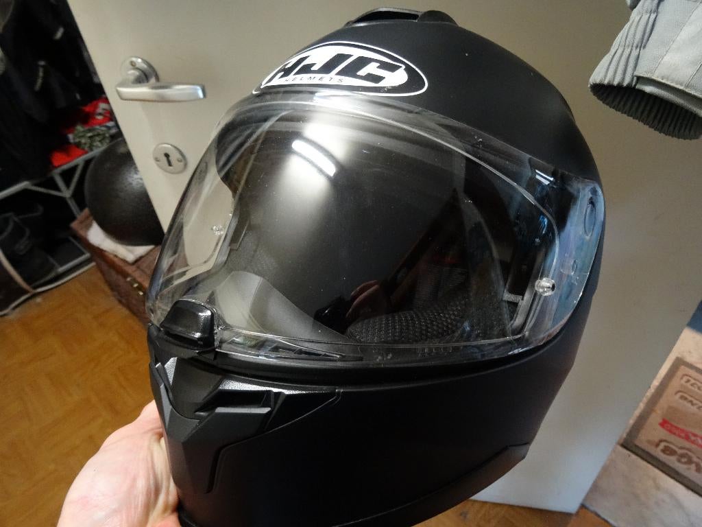 hjc helm, vest frank thomas, handschoenen hein, Motoren, Kleding | Motorhelmen, Ophalen, HJC, Kinderen, Nieuw zonder kaartje
