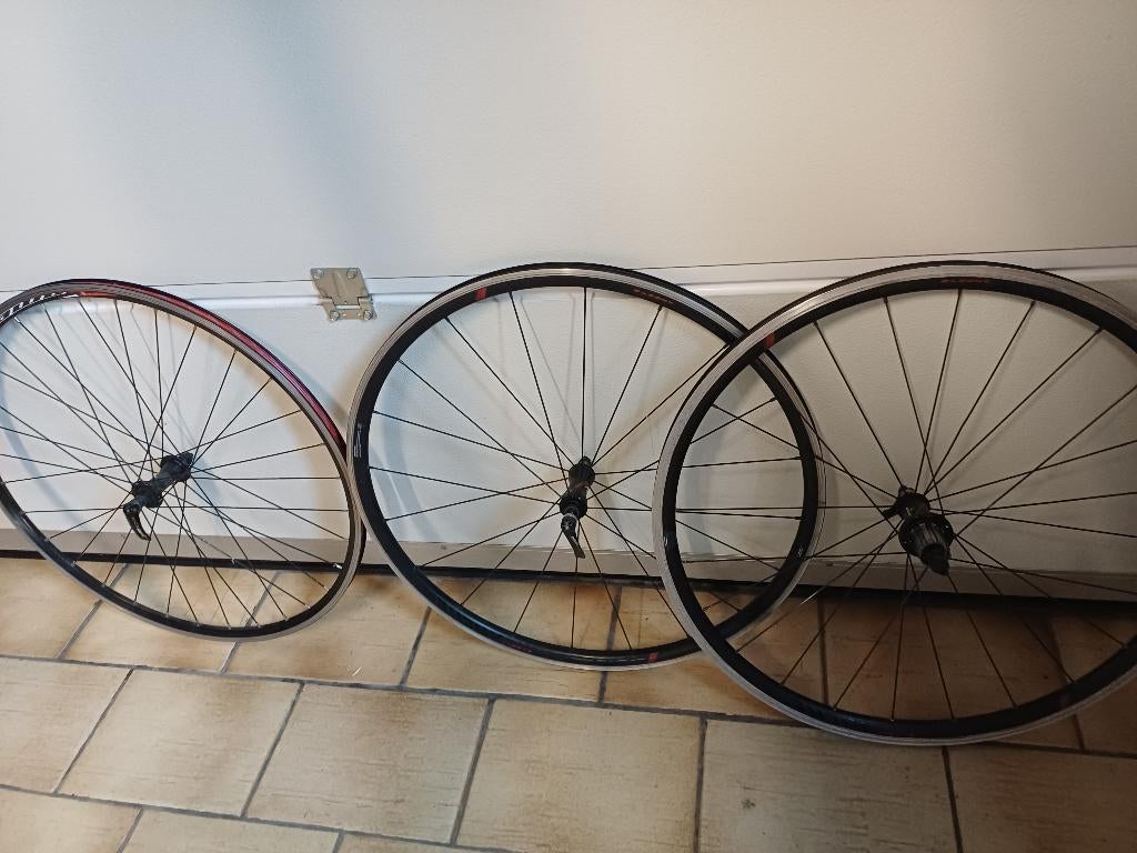 Racefiets wielen, Fietsen en Brommers, Fietsonderdelen, Ophalen, Gebruikt, Racefiets