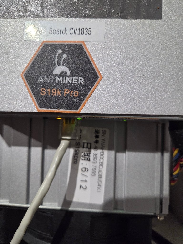 braiins antminer S19k Pro (bitcoin), Informatique & Logiciels, Enlèvement ou Envoi, Comme neuf