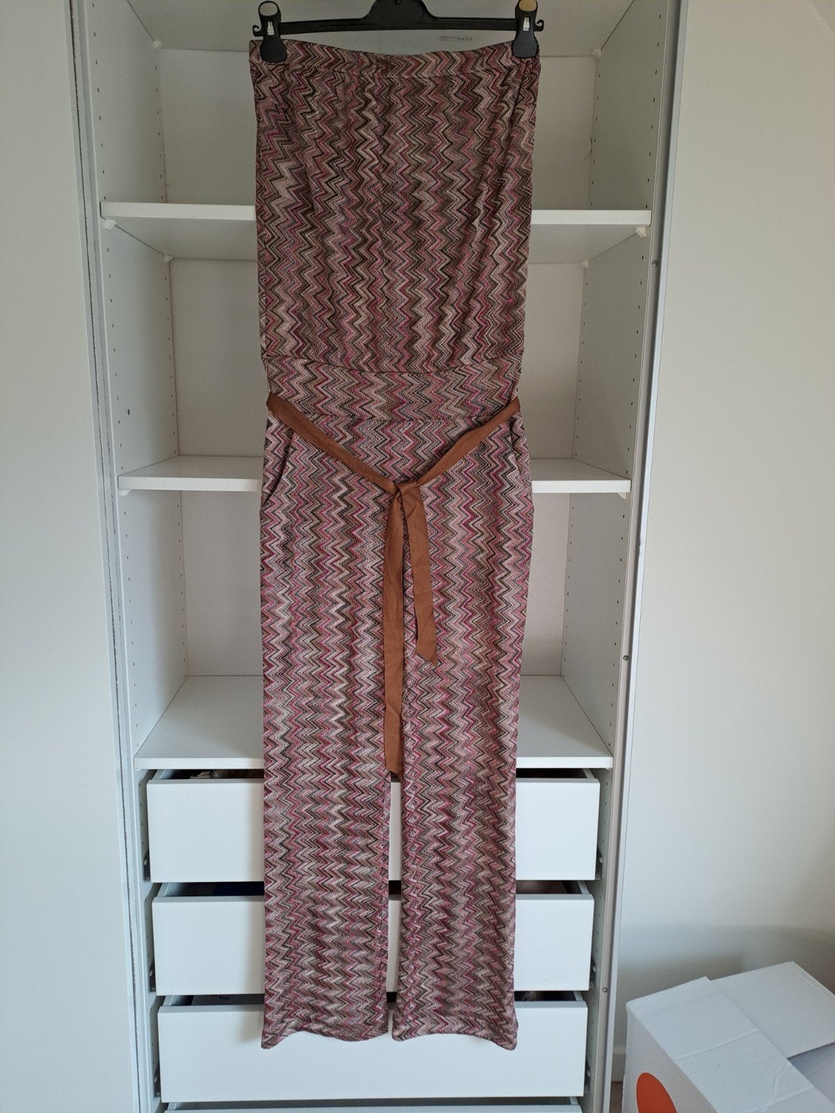 Mt S Jumpsuit zonder mouwen met veelkleurig zigzagpatroon, Enlèvement ou Envoi, Bella Ragazza, Taille 36 (S), Multicolore
