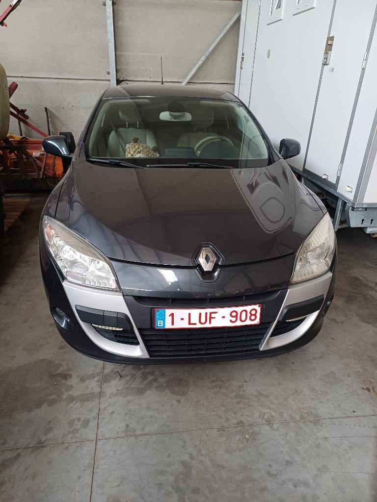 Renault Megane, Auto's, Voorwielaandrijving, Beige, Blauw, Leder