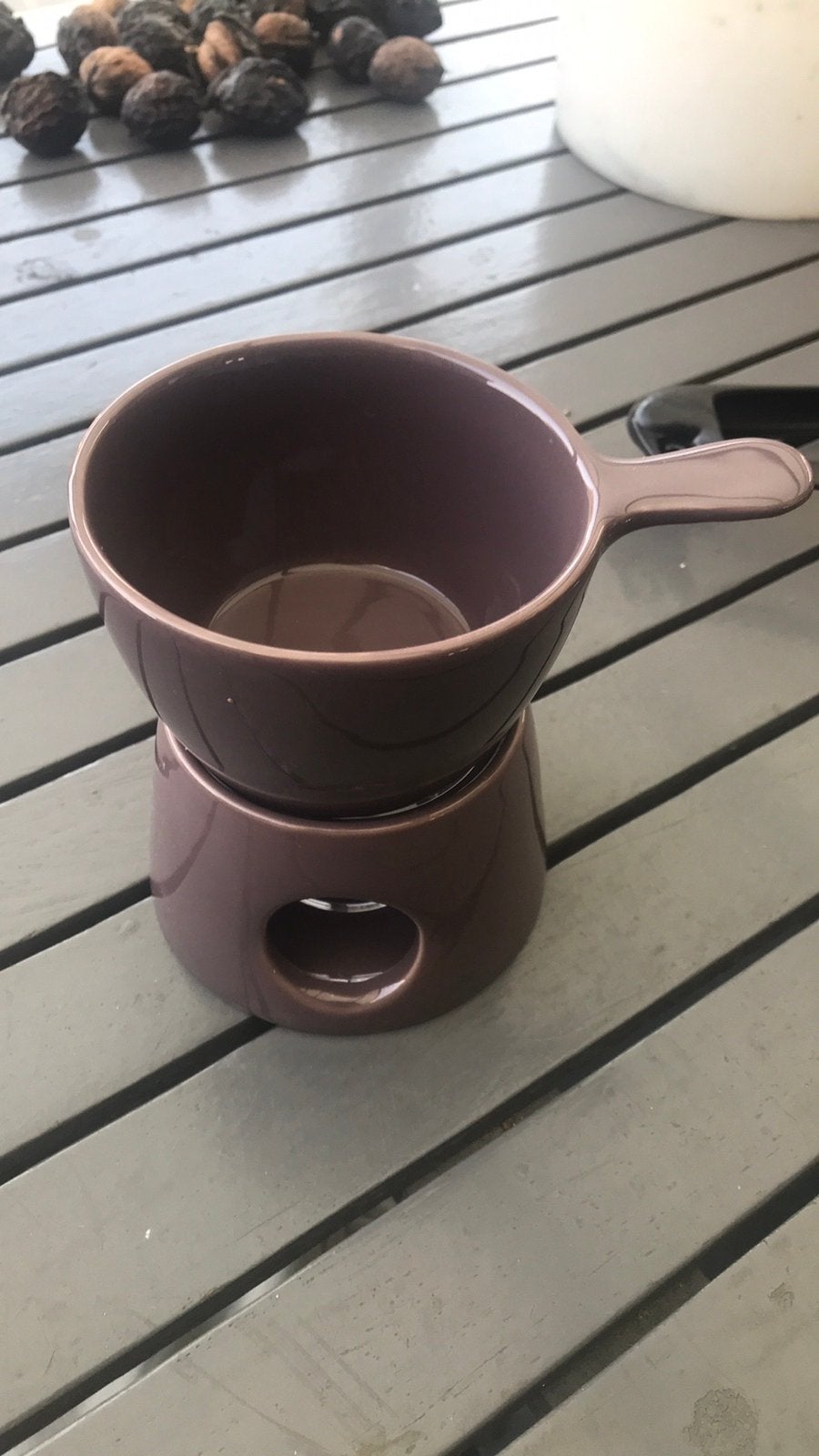 Fondueset chocolade, Elektronische apparatuur, Fonduesets, Ophalen of Verzenden, Zo goed als nieuw, Fondueset